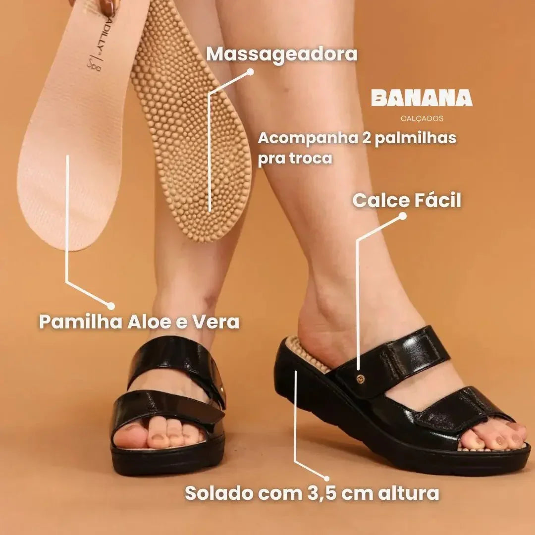 TAMANCO FEMININO ULTRACONFORTO LYARA - Banana Calçados -